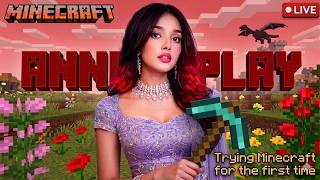 TRY MINECRAFT FOR THE FIRST TIME || #minecraftstream #facecamgirlgamer #ANNUPLAY #minecraft