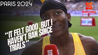 Paris 2024 | Jamaica's Janeek Brown: It felt good, but I haven't ran since trials | SportsMax
