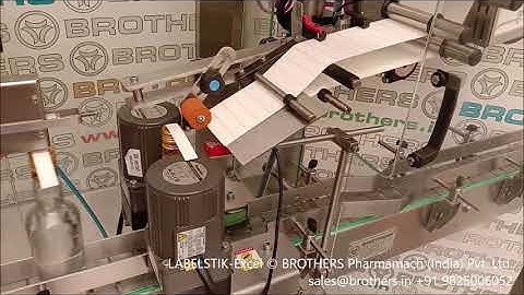 LABELSTIK-Excel Series Hologram and Excise Tax Stamp Labelling Machine for Liquor and Beer Bottles