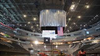 Time lapse: Raising the new Bucks scoreboard