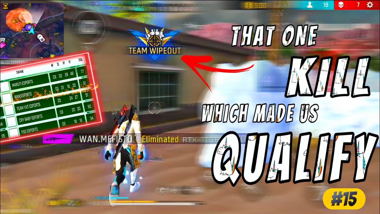 [RAW VIDEO] 15K TOURNAMENT💸🏆 LAST GAME 1 PT. QUALIFICATION🔥| IGL RAW POV🔎ft.WAN ESPORTS 