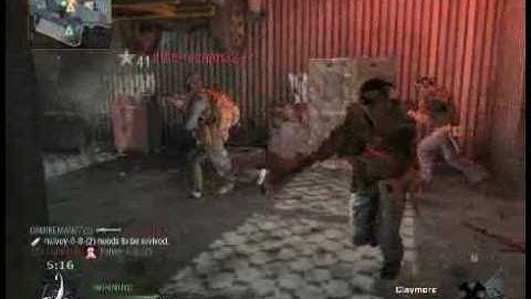 funny claymore kill call of duty black ops gameplay