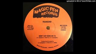 美品  Don't - Transend Get YouTube - Ya On None 洋楽