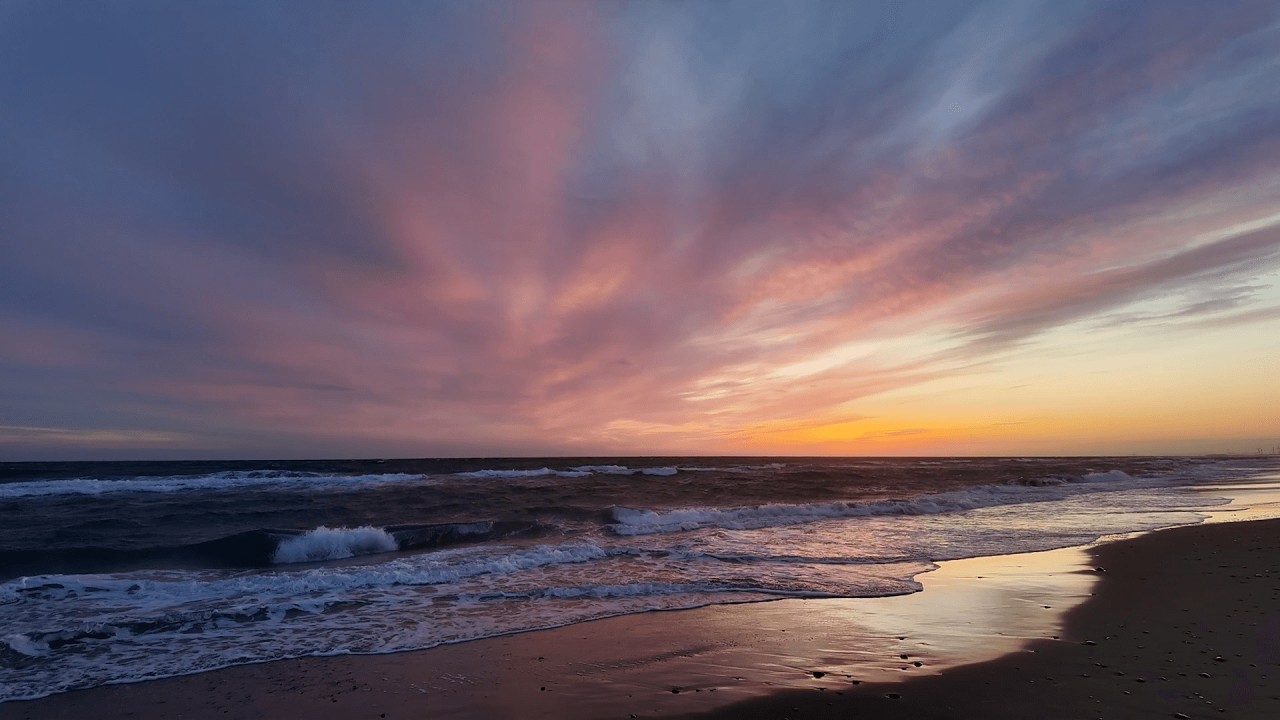 2026年3月 御前崎海岸432（夕方/浜岡砂丘から）