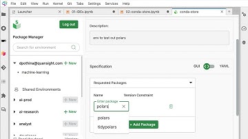 Nebari Demo - Environment Management