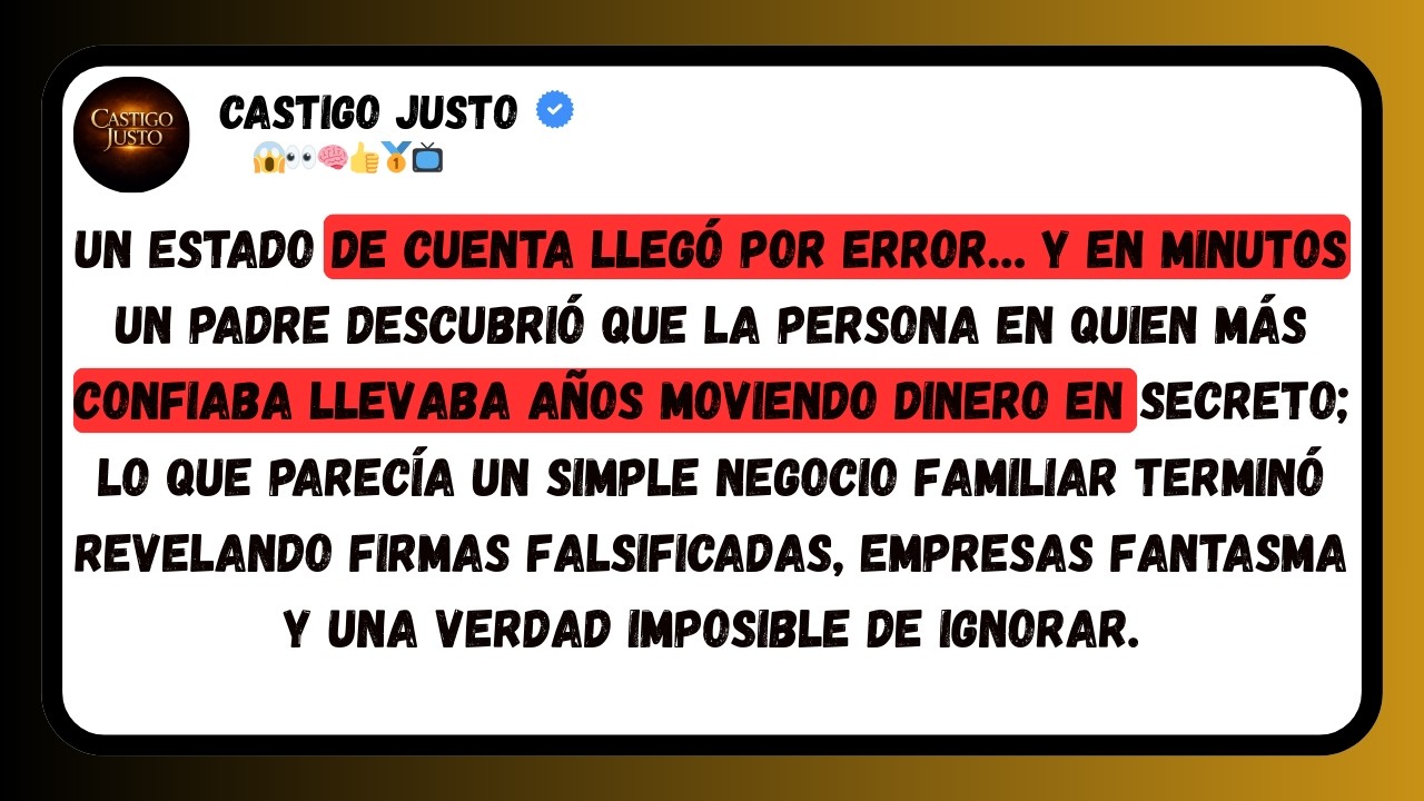 Le di acceso total a mi hijo y el estado de cuenta que llegó por error destapó todo