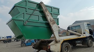 STACKED 9CUBE SKIPS LOADING