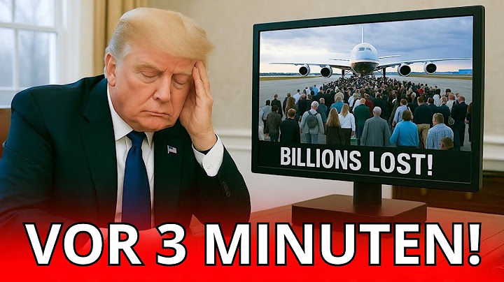 Vor 3 Minuten: Trump RASTET AUS – Tourismus bricht zusammen, 10 US-Bundesstaaten in der Krise