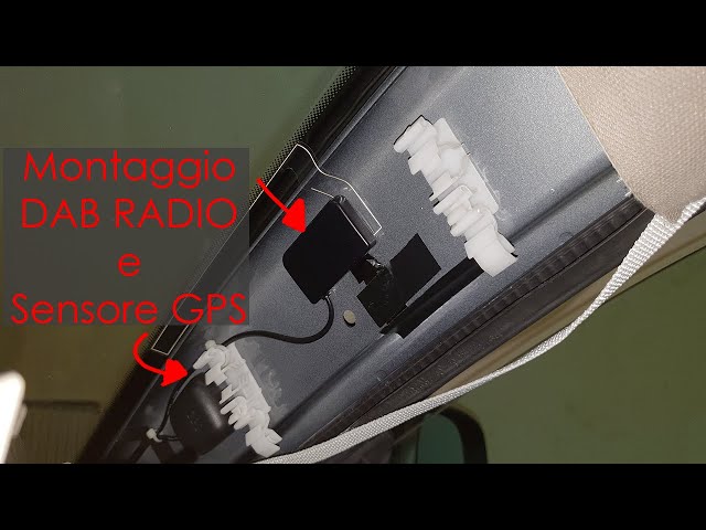 Montaggio DAB RADIO e Sensore GPS Alfa Romeo MiTo [How to install Dab Radio  and GPS Sensor] 