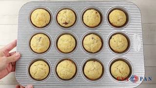 USA Pan 12 Cup Crown Muffin Pan at Bekah Kate's