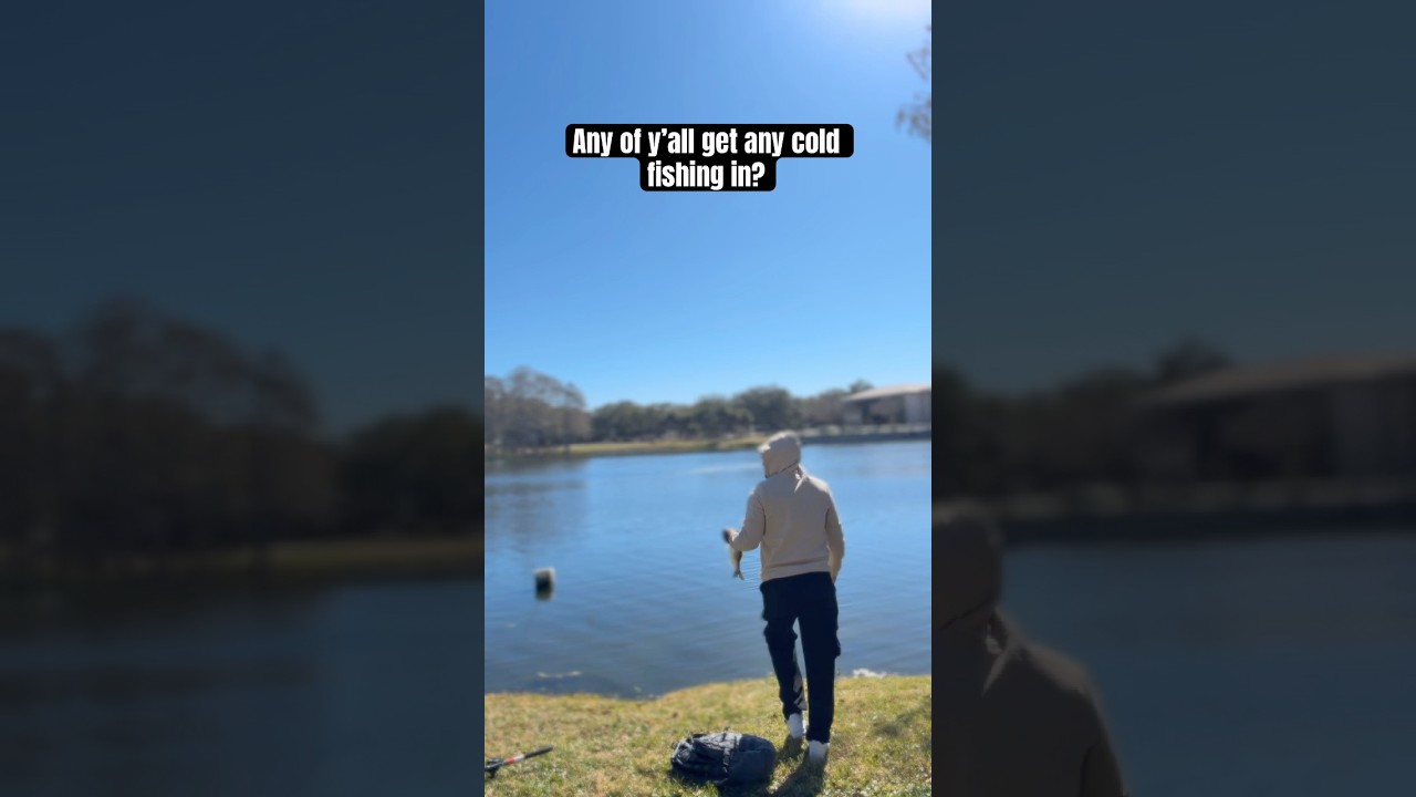 How cold is it in your area?🥶🎣