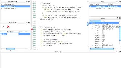 Qt 4.5: Debugging with Qt Script