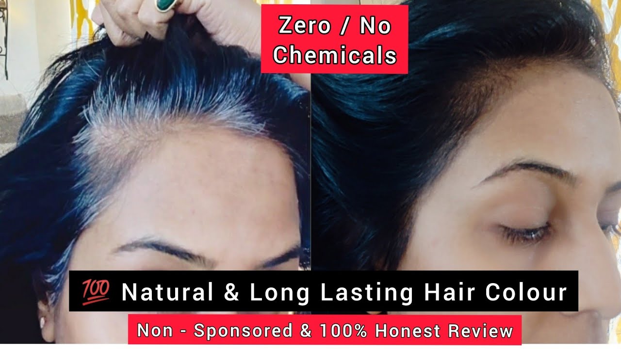 💯 Natural & Ayurvedic Hair Colour - NILINI By Shesha Ayurveda With After 2 Week Color Performance