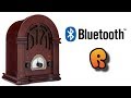 The ClearClick Retro AM/FM Radio with Bluetooth! Record-ology!