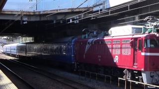 【JR】試9501-試9502レ EF81-80+24系6B「EL転換訓練(黒磯訓練)」 尾久・蓮田・小山・久喜・上野