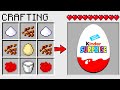 HOW TO CRAFT a KINDER SURPRISE in Minecraft? SECRET RECIPE *O_o*