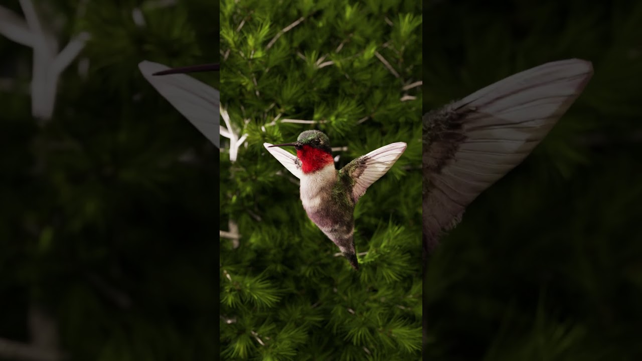 Humming Bird 3D Animation