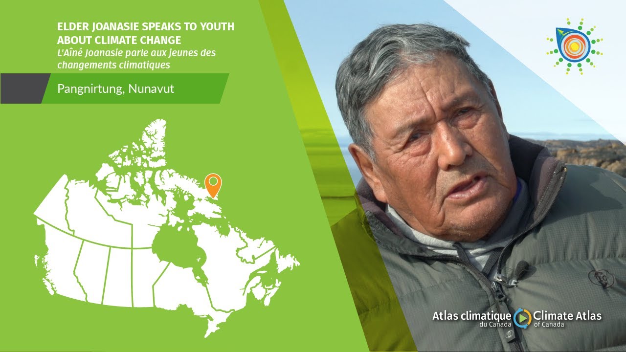 Elder Joanasie speaks to youth about climate change