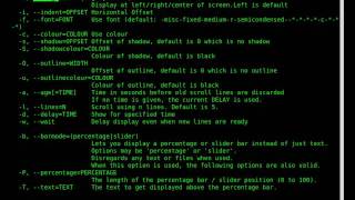 BASH Tutorial - OSD_CAT
