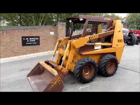 CASE 1840 SKID STEER WALK ROUND VIDEO - YouTube