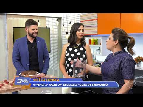 PUDIM ROSA COM NESQUIK E RECEITA DE SALADA DE FEIJÃO BRANCO. 