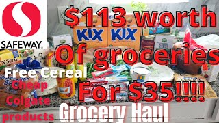 Extreme Savings Grocery Haul Safeway 4th of July Sale Pantry Stock-Up Save On Groceries