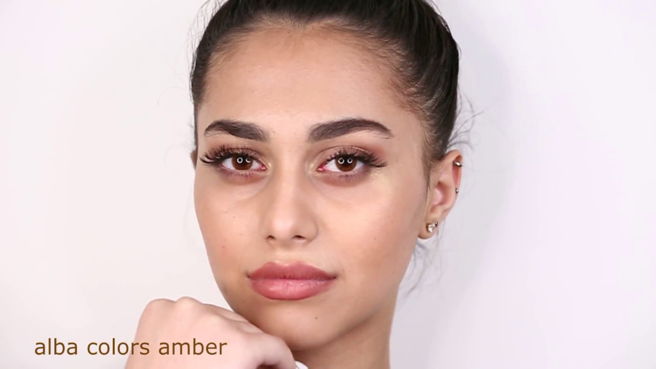 ALBA COLORS AMBER Цветные Линзы   