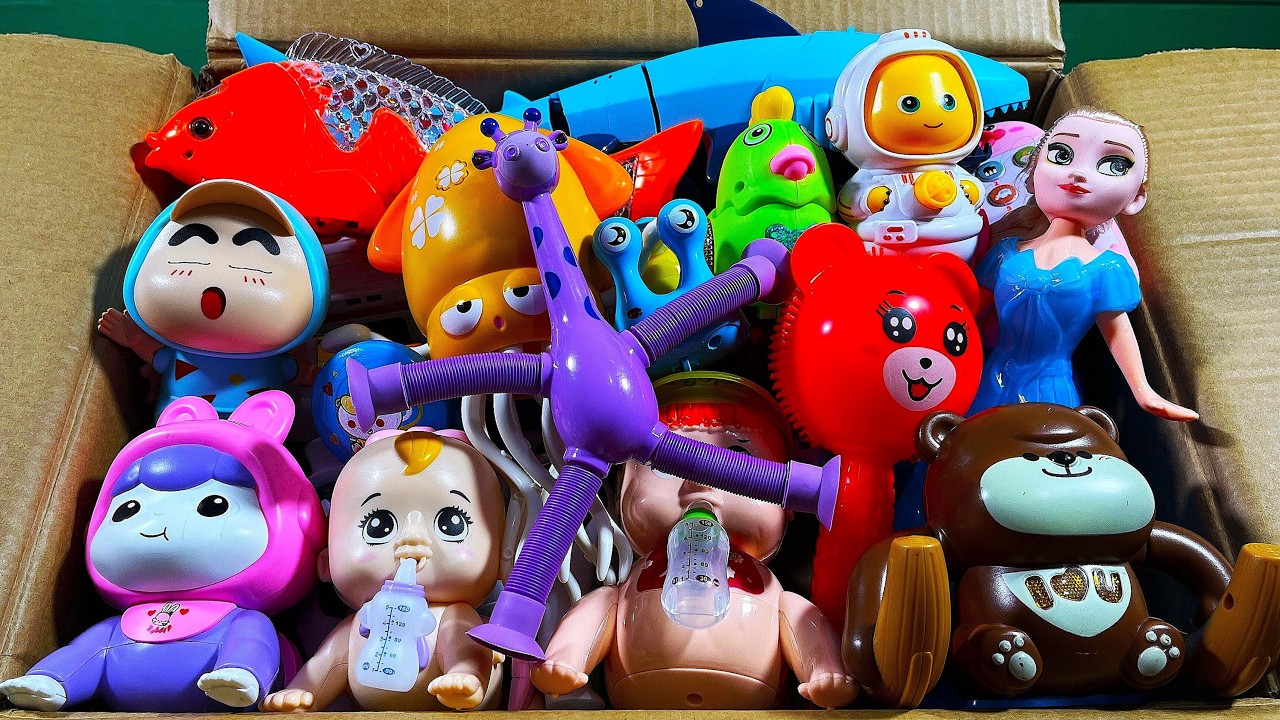 8.25 Minutes Satisfying with Unboxing Pink Princess House Toys Play Set Review Toys｜ASMR