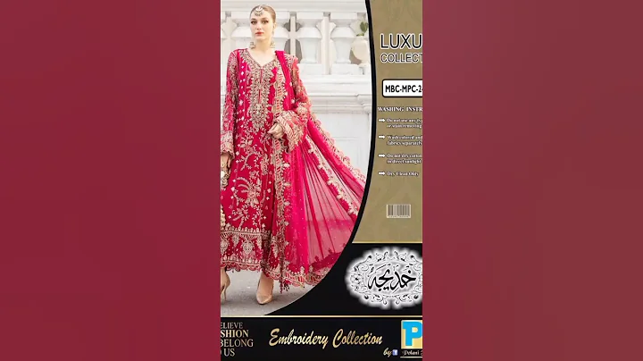 Beautiful embroidery wedding dress designs for girls/party dresses for women #semistitched #draping