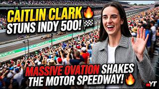 Caitlin Clark STUNS Indy 500 Crowd — Massive Ovation SHAKES the Motor Speedway! 🏁🔥