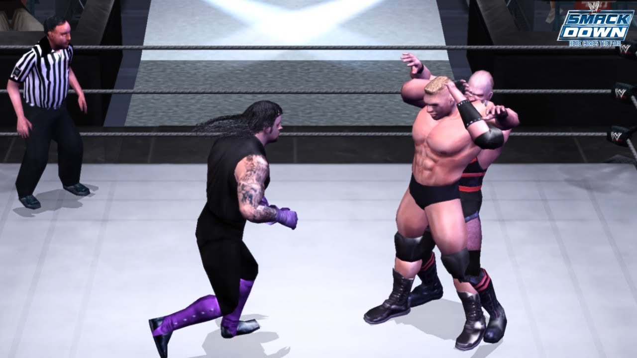 Kane (1P) vs Undertaker (2P) vs Brock Lesnar (3P) | Triple Threat Match | WWE Smackdown HCTP !