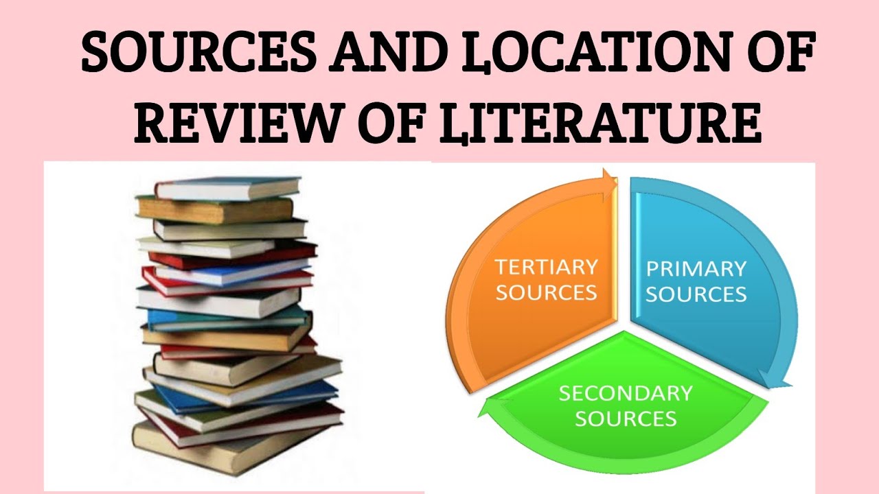 the primary sources of literature review are the following except