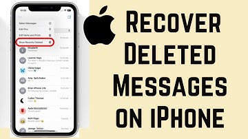How to Recover Deleted Text Messages on iPhone