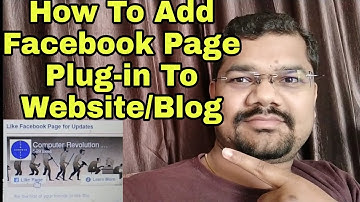 How To Add Facebook Page Plugin To Blogger or Website | Add Facebook Page Like Button To Blogger