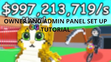 Owner and Admin Panel set up tutorial | Steal a Brainrot Uncopylocked Roblox Studio