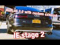 IE Stage 2 Audi A6 3.0t supercharged with custom exhaust clips