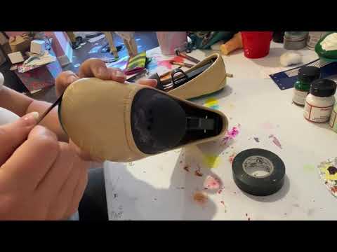 Tieks Painting Basics: Taping off the sole of your Tieks