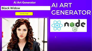 Create AI Art Generator with Node.js & React.js | Tutorial | Tech Creators