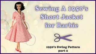 Sewing for vintage Barbie - 1960s McCall's Pattern 7114 - Sew Free Sorbonne  