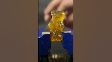 Gummy Bear Vs Hot Knife (ASMR Close Up/Macro)