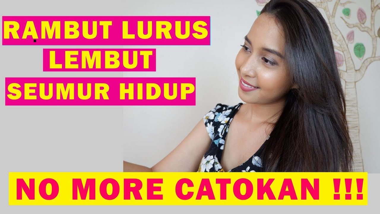  SMOOTHING  LURUSIN RAMBUT  SENDIRI  DI RUMAH YANG RAMBUT  