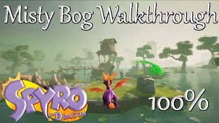 Spyro Reignited Trilogy Misty Bog Walkthrough - Gems Dragons