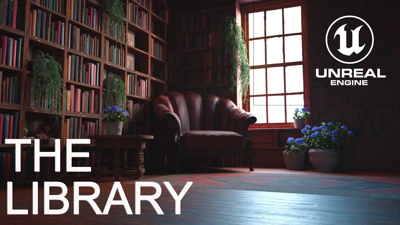 Unreal Engine Learning Library The Library | Cinematic | Unreal Engine 5.3 | Lumen - YouTube