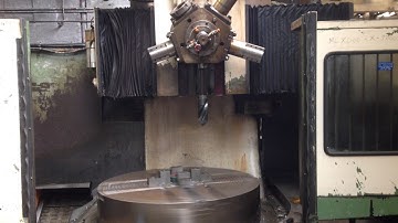 WEBSTER & BENNETT 48" CNC Vertical Borer