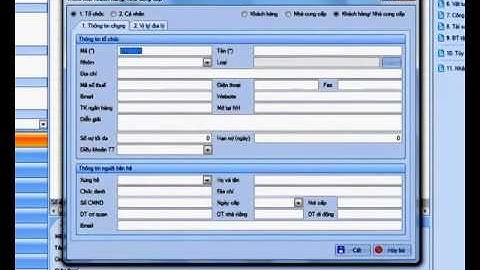 Hướng dẫn tạo dữ liệu kế toán mới trên misa 2012