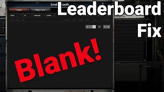COH2 In Game Leaderboards Bug Fix