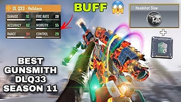BEST FAST🔥☢️NEW ADS+LOW HITMARKER DLQ33 Gunsmith Setup! BEST DLQ33 Loadout? DLQ33 CODM Attachments