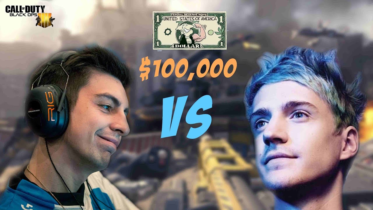 Shroud vs Ninja for 100,000 YouTube