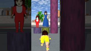 BABY YUTA KAGET BANGET! 😂👶#sakura #shorts #challenge