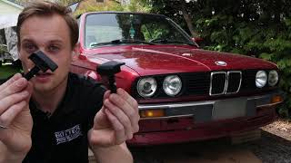 Overview and Install Video - BMW E30 Convertible Hardtop Supporting Plugs   51431942787 51431942788